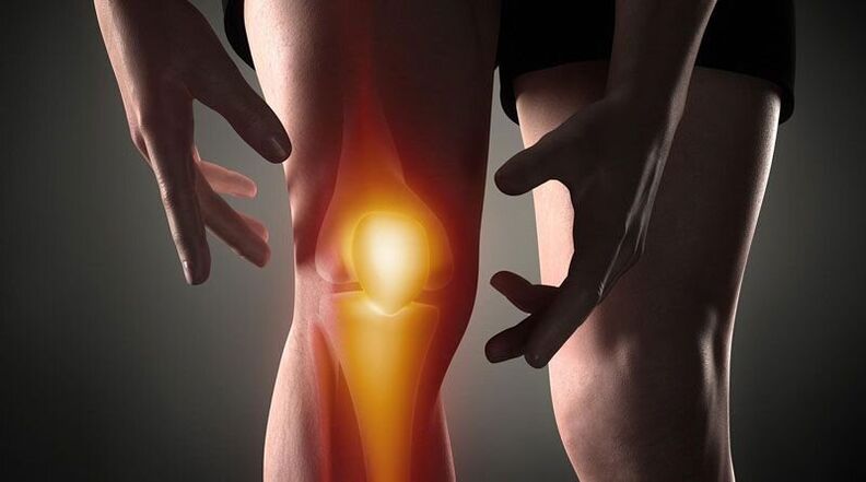 Disturbances of metabolic processes in the joint structures can cause pain in the knee