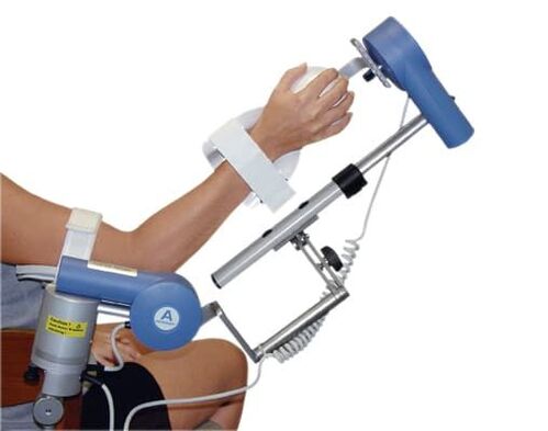 Mechanotherapy for osteoarthritis of the shoulder joint for the early recovery of muscles and ligaments