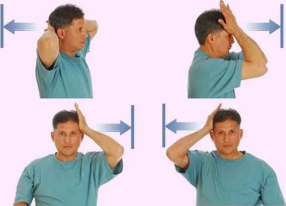 Gymnastics for the neck for osteochondrosis